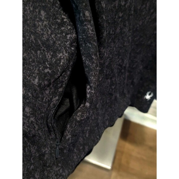 SPYDER Women's XL Half Zip Stretch Fleece Mock Neck Active Top Zip Pocket NWT - Picture 10 of 16